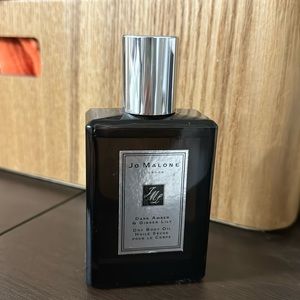 Jo Malone dark amber & ginger lily dry oil 3.4 FL 95% full dry perfume oil